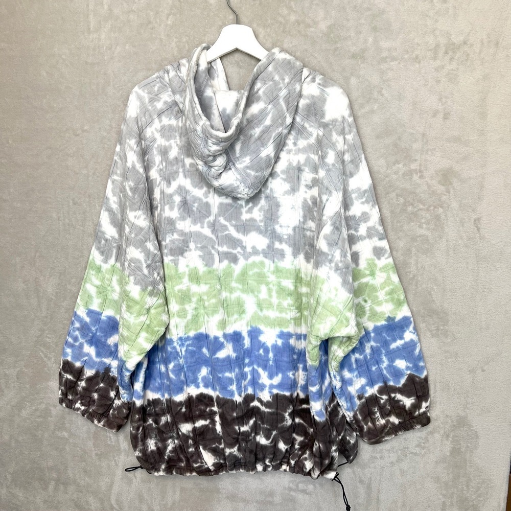 Free People Movement Trapped In Paradise Pullover Hoodie Nightshade Combo Large‎ - Picture 2 of 9